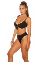 Mix it!! sexy bikini top met verwijderbare pads zwart